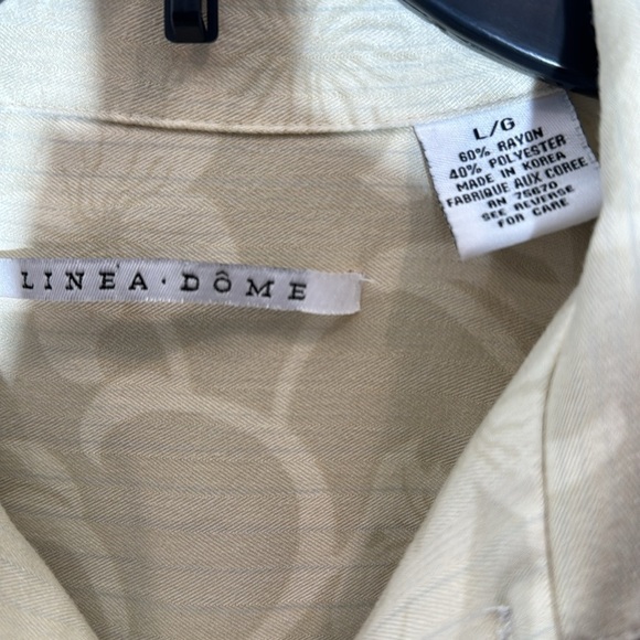 Lines Dome Men’s Hawaiian Floral Print Short Sleeve Button Down Shirt Size Large - Picture 3 of 5